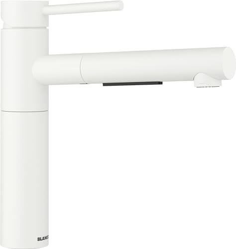 BLANCO ALTA-S II | Grifo de cocina | Con manguera extraíble | Alta presión | [4,5 x 23,2 x 22,6 cm] | Calidad del agua asegurada y ahorro de agua | Prevención de retorno | Cartucho de cerámica