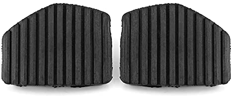 Ouitble Pedal Gummi Bremspedal, 1 Paar Pedalauflage Citroen Pedal Gummi Kupplung Bremspedal Gummiabdeckung Für 1007 207 208 301 C3 C4 C5 C6 C8