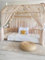 Baby Fancyroom Hausbett Himmel Betthimmel für Kinderbett Kinderzimmer Baldachin Bettvorhang Betthimmel für Mädchen Prinzessin Zimmer (Beige, 340cm, mit 5 goldenen Schmetterlingen)