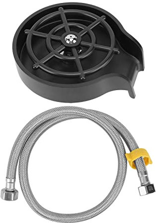 Cyrank Enjuagadora De Vidrio para Fregadero De Cocina, Enjuagadora De Vidrio Automática Lavadora De Botellas Barra De Grifo Enjuagadora De Vidrio Lavadora De Tazas para Fregadero De Cocina(A)