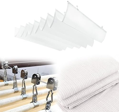 Paralume Retrattile Sostitutivo per Pergola Vela di Copertura Parasole A Forma di U Ondulata | Scorri sul Filo Tenda da Sole per Pergola Terrazza Cortile Giardino Ponte(Bianco,3x4m)