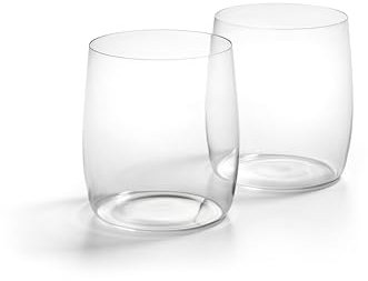 Philippi - NIL Trinkglas - ultradünnes japanisches Glas (Trinkglas 380ml - 2er Set)