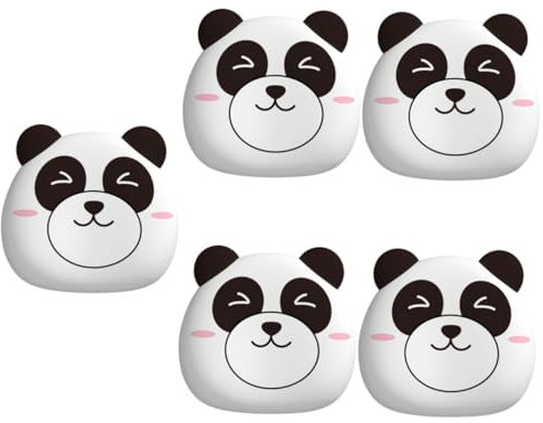 COHEALI 5St Panda-Mauspad cute mousepad handpflege Handgelenkauflage für Gamer mouse wrist rest rutschfestes Mauspad Büro-Schreibtisch-Mauspad Mauspad für Laptop Handballenauflage Silikon