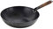 OQHAIR Cacerola Tradicional de Hierro Wok Hecha a Mano Grande de Acero al Carbono Wok Antiadherente Wok Cocina de Gas Olla Cocina Olla