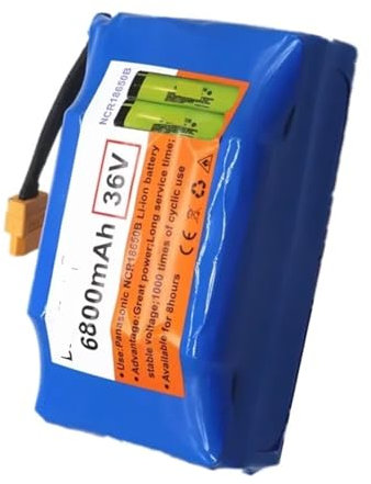 Original 36v 6.8ah Lithium Ion Battery Pack 10s2p Battery 6800mAh 42V, Compatible for Scooter Twist Car Power Battery