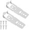 2pcs Dishwasher Mounting Bracket, Universal WD01X27759 Dishwasher Mounting Clips with Screws Adjustable Under Counter Dishwasher Clips for GE