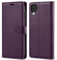 VEGOSCASE Coque pour Samsung Galaxy A12 4G / Galaxy M12, Etui Housse en Cuir PU, Pochette de Portefeuille, Étui de Protection avec Blocage du Signal RFID pour Galaxy A12 4G / M12, Violet
