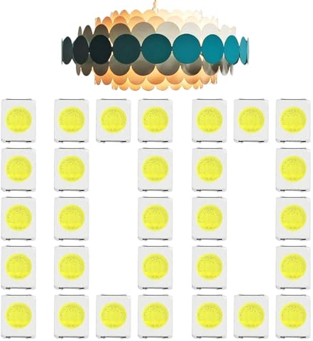 LED-Lampenperlen,LED-Lampenperlen - 100 Stück 3V LED-Chip,SMD-Glühbirne für Studiostrahler, Ausstellungsflutlicht, Heimwerker-Beleuchtungskörper