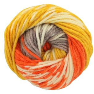 King Cole Nordic Chunky Knitting Yarn Self Patterning Fair Isle Wool 150g Ball (Linnea 4822)