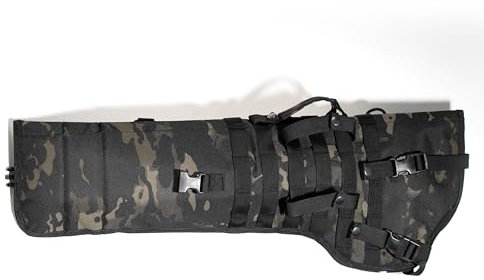 Alephnull Taktische Schrotflintenscheide Taktische Gewehrscheide Schrotflintentasche Umhängetasche (Schwarz CP)