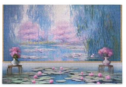Water Lily Pond by Claude Monet Jigsaw Puzzles, Puzzles 1000, Unique Jigsaw Puzzles, Family Puzzles