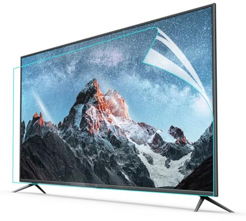 50 Inch TV Screen Protector Anti-Glare/Anti Blue Light/Anti Scratch Film, Filter Blocking Blue Light From for Protection Eyes