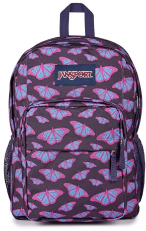 JANSPORT Big Day Pack Zaino capiente con scomparto per laptop da 15 pollici, 43.5 x 19 x 32.5 cm, Flutter Purple