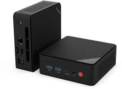 Mini PC, 1 Year Office 365, Intel Pentium Gold 6500Y (up to 3.4GHz), 16GB RAM 256GB SSD, Windows 11 Desktop Computers for Home Office Business Students, Triple 4K Display via USB-C/HDMI/DP, WiFi, BT