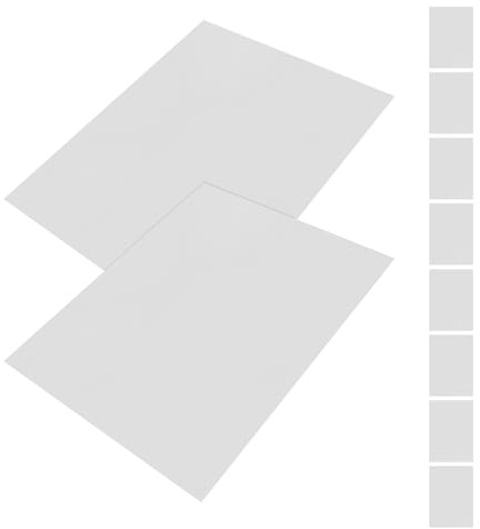 ibasenice Plastic Craft Panels 10Pcs 15.75X11.8 PVC Window Sheets for Model Building and Mini Greenhouse Panels