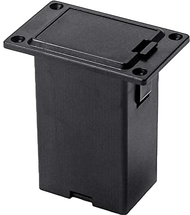 Custodia porta batteria per pickup per basso, 9 V, scomparto da 9 V, per accessori elettrici Active Pickup Box