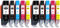10 XL Druckerpatronen ersatz für Canon PGI-570 PGI570 CLI-571 CLI571 kompatibel zu Canon PIXMA MG5700 MG5750 TS5050 MG5751 MG5752 MG5753 MG6850 MG6851 MG6852 TS5050 TS6050 TS8050 TS9050