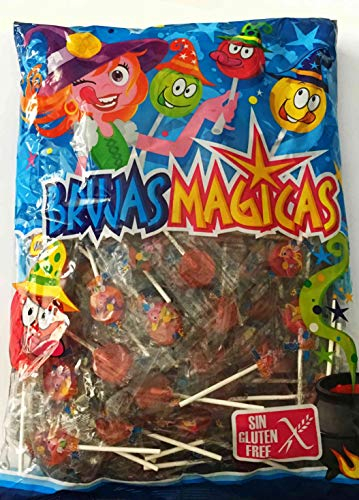 Brujas Mágicas Piruletas sabor Cereza JUAN LOPEZ Bolsa 200 ud
