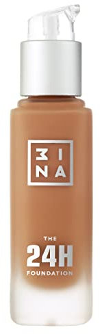 3INA MAKEUP - The 24H Foundation 663 - Braun Foundation mit Unterton Neutral/Rosa - Foundation Hauttonanpassend - 24H Langlebige Formel Wasserdichte Foundation - Vegan - Cruelty Free