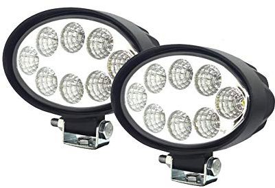 WELLIT Oval 2PCS 24w Led Arbeitsscheinwerfer Worklight Scheinwerfer Offroad SUV UTV Arbeitslampe Arbeitslicht 12V 24V IP68