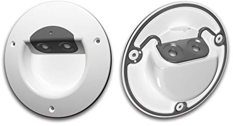 TIMCO Timloc Rad Recessed Radiator Pipe Guide and Seal-White