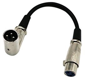 Microphone XLR Mâle Coudé à XLR Femelle