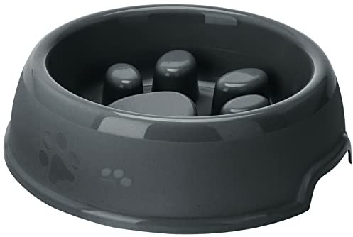 Large Dog Feeding Bowl Anti-Gulp Slow Feed Pet Bowl For Water Or Food 1.5 Litres