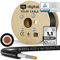 HB-DIGITAL 500m Câble solaire 4mm² Photovoltaïque H1Z2Z2-K - Certifié TÜV Rheinland - aux UV Flexible En cuivre pur 1500V Cable d'installation pour panneau solaire Alimentation en énergie sûre -Noir