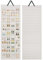 Lolalet Hängender Ohrring Organizer mit 20 Haken und 608 Löcher für Ohrringe, jewelry organizer Schmuckaufbewahrung Wand Ohrringe Kleiderbügel Piercing Ohrring Aufbewahrung - Beige, 1 Stück