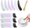 100 pieces of plastic cosmetic spatula, with 1 piece of metal cosmetic spatula, cosmetic mask spatula, cosmetic sub-packing spatula, mini makeup tools, cream spatula.(Random color)