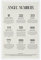 FABIVA Angel Number Collection 4 Leinwand-Poster, Schlafzimmer, Dekoration, Sport, Landschaft, Büro, Raumdekoration, Geschenk, ohne Rahmen, 20 x 30 cm