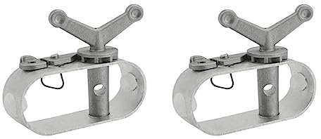 RZXBB Spannschloss für Seil Seilspanner,Spannschloss für Seil,Aluminiumlegierung Seilspanner,Befestigung Poolplane,Spanner für Winter Pool,Poolabdeckung Winter Zubehör (2 PCS)