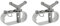 RZXBB Spannschloss für Seil Seilspanner,Spannschloss für Seil,Aluminiumlegierung Seilspanner,Befestigung Poolplane,Spanner für Winter Pool,Poolabdeckung Winter Zubehör (2 PCS)