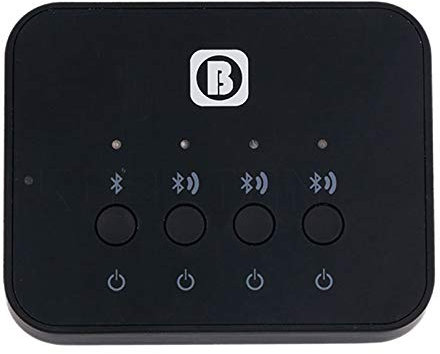 Bw-107 Transmisor y Receptor de Audio Múltiple Inalámbrico Adaptador Receptor de Música Función de Compartir Dispositivo para Teléfono Móvil Bluetooth 4.0