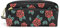 Rosen Rockabilly Stil Federmäppchen Federtasche PU Leder Büro Schule Student Schreibwaren Bleistift Stift Organizer Kosmetik Make-up Etui Tasche für Mädchen Jungen Kinder Erwachsene