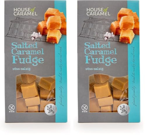House of Caramel Fudge De Salado 120 g (Paquete de 2)