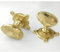 UNDERGROUND PARTS Jones & Grey Vintage Period Style Ornate Oval Solid Brass Door Knobs Handles - Polished (Latch Handles)