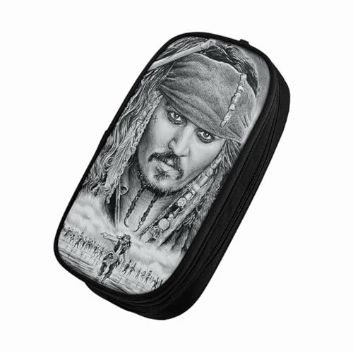 Otsyunc Mnlybnohf Djqtjugiopxm Federmäppchen Große Kapazität Federtaschen [Design-1302] Mäppchen mit Reißverschluss Make-up Tasche