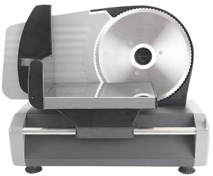 Elektrischer Allesschneider Brotschneidemaschine Aufschnittmaschine 0-15 Mm Dicke Einstellbar Schneidet Präzise Fleisch, Käse, Brot, Obst Und Gemüse Sorgen Für Schnelles, Effizientes Schneiden