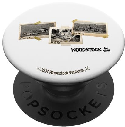 Woodstock Feel Heal Unify Fotocollage PopSockets Klebender PopGrip