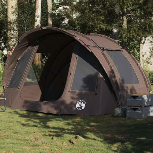 Xichuzi Angelzelt 2 Personen Braun Wasserdicht, Caming Zelt, Camping Tents, Camping-Zelt - 4009399