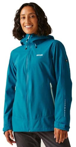 Regatta Damen Women's Waterproof Jacket Okara Mantel mit durchgehendem Reißverschluss, wasserdicht und atmungsaktiv