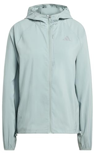 adidas Women's adi365 Running Essentials Jacket, Wonder Sage, L