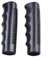 2 Stück schwarze Gummi-Schubkarrengriffe, Ersatz-Rundrohre, rutschfester Griff für Gartenwagen, 25 mm Innendurchmesser (125 x 25 mm)