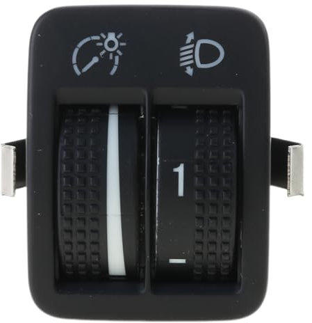 ZYKEJJDDAK Dashboard Scheinwerfer Dimmer Helligkeit Einstellungsschalter Scheinwerfer Steuerschalter Ersetzen 5.941333 5N0941333