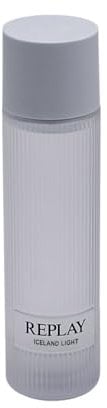 Replay Earth Made Iceland Light Eau de Toilette Unisex 200 ml – erfahrener Unisex-Duft, blumig und moschusartig – mit weißer Iris, GeoGaia™ und mineralischen Noten