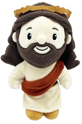 Generico Jesus-Plüschtier | Plüschpuppe mit Jesus-Figur – weiche Sammler-Dekoration für Display und Erinnerung im Autositz, Sofa, Schreibtisch, Schlafsaal, Zuhause