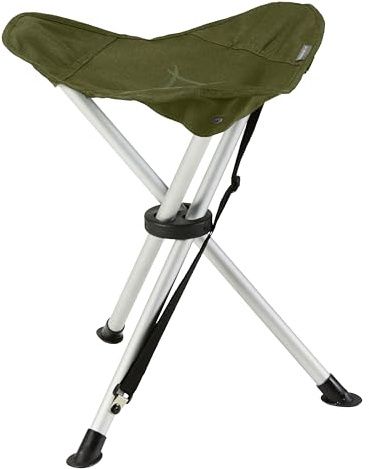 GRAND CANYON Campinghocker SUPAI Dreibein-Hocker – klappbarer Outdoor-Hocker mit Aluminiumbeinen, Oxford-Polyester Sitzfläche, leicht & bis 100 kg belastbar Nutria Brown, Einheitsgrösse