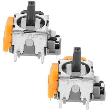 Hoement 2 Stück Hall Effekt Joystick Ersatz für 5 Controller Analog Sensor mit Einstellbarer Präzision Schnellem Ansprechverhalten und Robuster Bauweise Kompatibel mit PS5 und