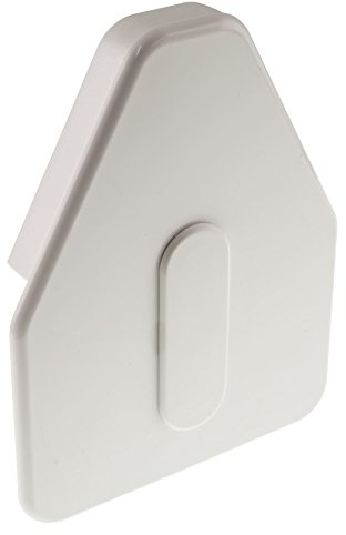 Heavy Duty Self-Supporting Glazing Bar End Cap - White